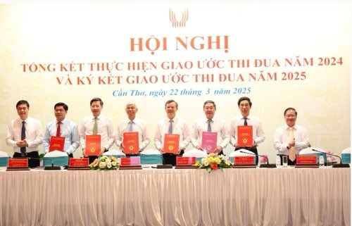 Ký kết giao ước thi đua 6 thành phố trực thuộc Trung ương năm 2025