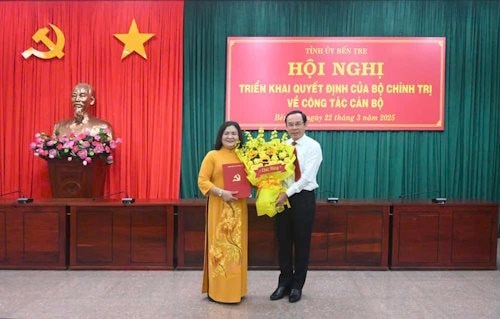 Bà Hồ Thị Hoàng Yến làm Bí thư Tỉnh ủy Bến Tre