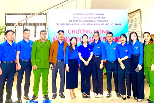 Chi đoàn TAND tỉnh Hà Tĩnh phối hợp tặng hàng trăm suất cháo cho bệnh nhân