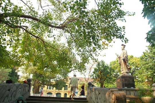 Vườn hoa Lý Thái Tổ trước thời điểm được cải tạo lại