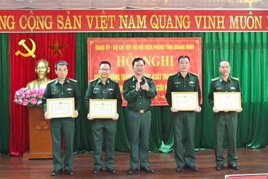 BĐBP Quảng Ninh khen thưởng tập thể, cá nhân