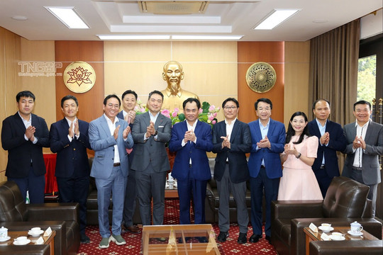 Thái Nguyên được các doanh nghiệp Hàn Quốc quan tâm đầu tư bậc nhất
