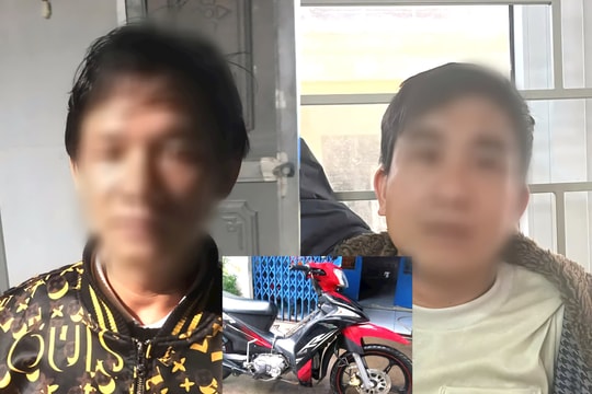 Đi chơi rồi trộm luôn xe máy dựng trên đường