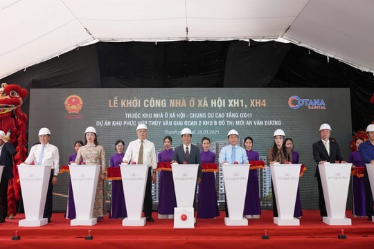 Huế: Khởi công hai dự án nhà ở xã hội với hơn 1.100 căn hộ