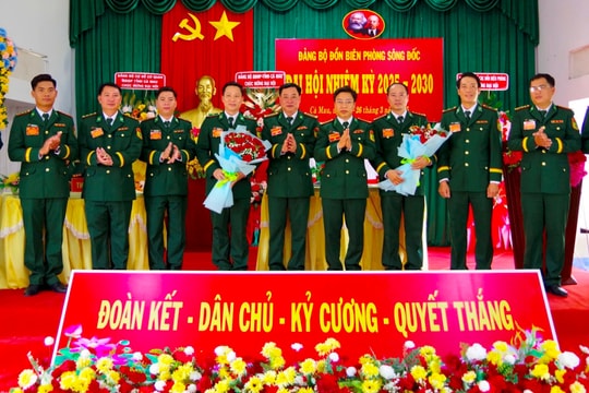 Đại hội Đảng bộ Đồn Biên phòng Sông Đốc thành công tốt đẹp