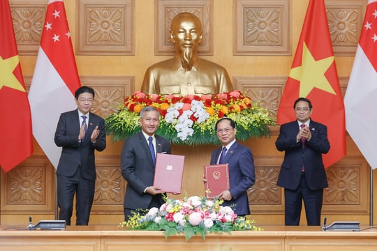 Việt Nam, Singapore trao đổi nhiều văn kiện hợp tác quan trọng
