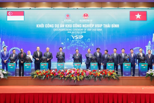 Lễ khởi công Khu công nghiệp VSIP Thái Bình