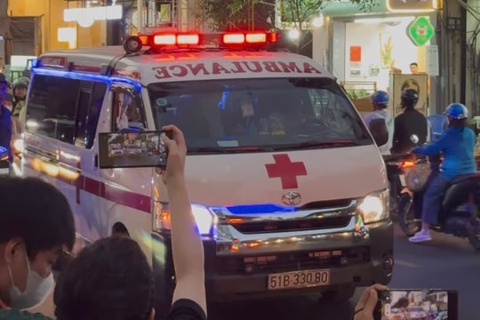 Xử phạt tài xế xe cứu thương chở dàn diễn viên đi ra mắt phim
