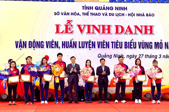 Tôn vinh những gương mặt thể thao tiêu biểu vùng mỏ năm 2024