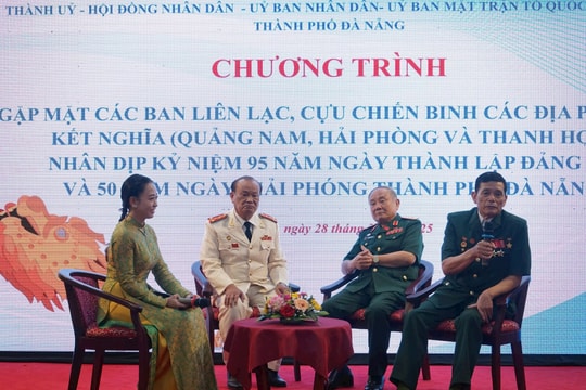 Cuộc hội ngộ nghĩa tình của cựu chiến binh kết nghĩa