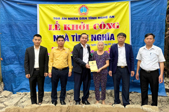 Nghệ An: Khởi công hơn 1.600 căn nhà cho người nghèo trong 1 tuần