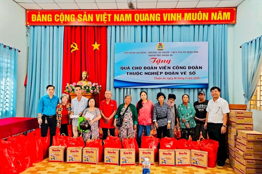 TAND TP. Thuận An tích cực thực hiện công tác thiện nguyện