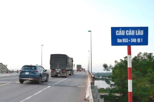 Quảng Nam: Thông xe cầu Câu Lâu