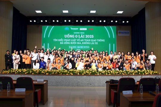 Báo Công lý phối hợp tổ chức chương trình “Uống 0 lái" ở TP.HCM