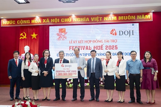 Năm tỷ đồng tài trợ cho Festival Huế 2025