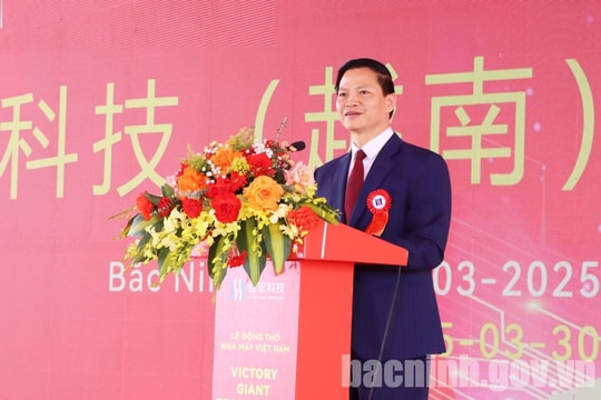 Chủ tịch UBND tỉnh Bắc Ninh dự lễ khởi công 02 dự án công nghệ cao