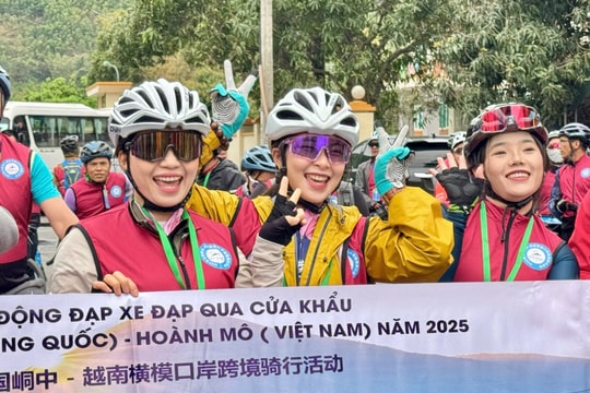 Chương trình đạp xe qua biên giới: Cầu nối hữu nghị Việt - Trung