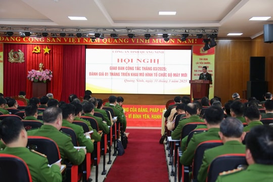 Hiệu quả từ mô hình tổ chức mới của Công an Quảng Ninh