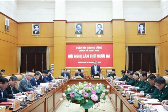 Tổng Bí thư Tô Lâm chủ trì Hội nghị Quân ủy Trung ương lần thứ mười ba