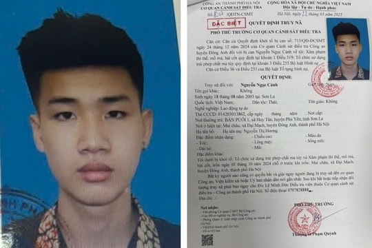 Truy nã thanh niên tổ chức tiệc ma túy và xâm phạm thi thể, mồ mả, hài cốt