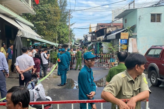 Hiện trường vụ cháy khiến 3 người tử vong ở TP.HCM