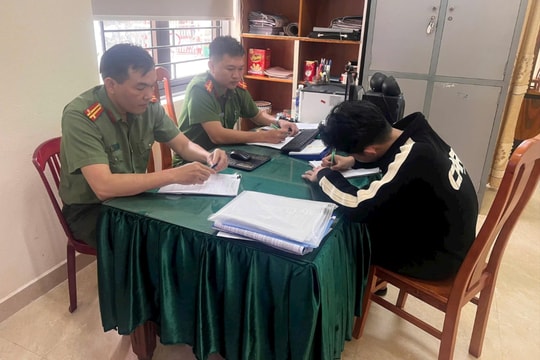 Răn đe nam thanh niên lan truyền thông tin gây hoang mang dư luận