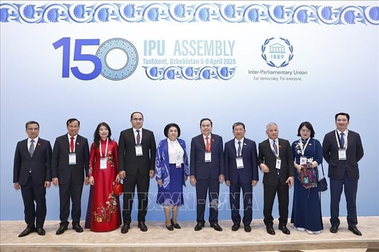 Chủ tịch Quốc hội Trần Thanh Mẫn dự lễ khai mạc IPU-150