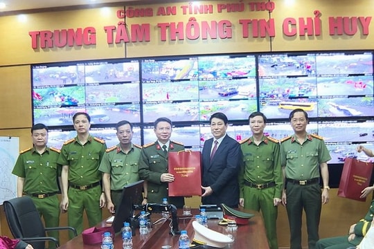 Chủ tịch nước Lương Cường thăm và động viên lực lượng Công an tại Đền Hùng