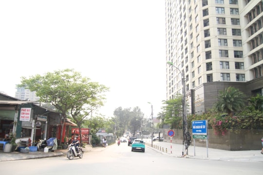 Hình ảnh đường Đặng Thai Mai sắp mở rộng