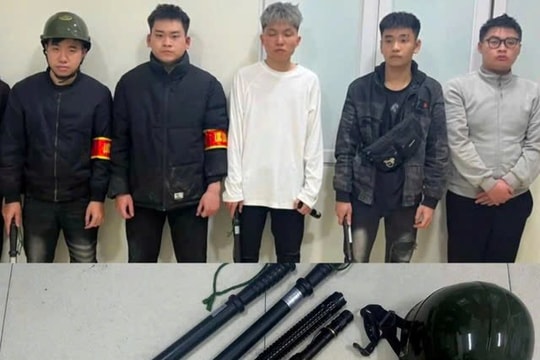 Hà Nội: Bắt nhóm đối tượng giả danh 141 kiểm tra người đi đường