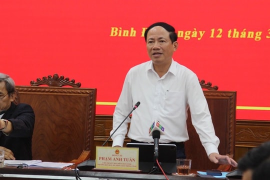 Chủ tịch Bình Định làm Trưởng Ban Chỉ đạo sắp xếp đơn vị hành chính cấp xã