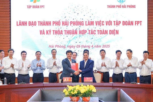 TP. Hải Phòng và Tập đoàn FPT ký hợp tác toàn diện