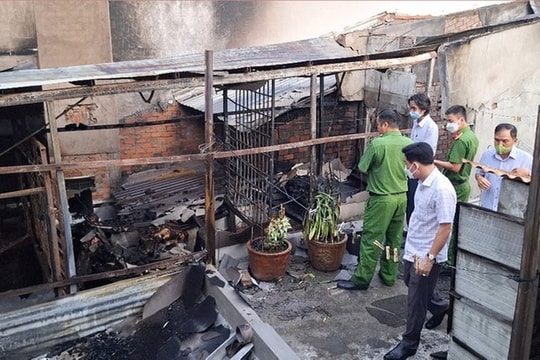 Khẩn trương điều tra nguyên nhân vụ cháy làm 4 người chết tại Tiền Giang