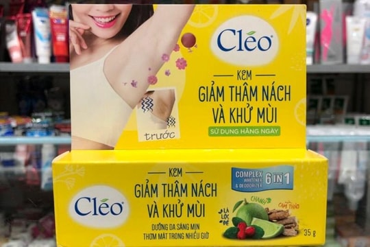 Saigon Co.op Mart bán kem giảm thâm nách và khử mùi Cléo chứa "chất lạ"
