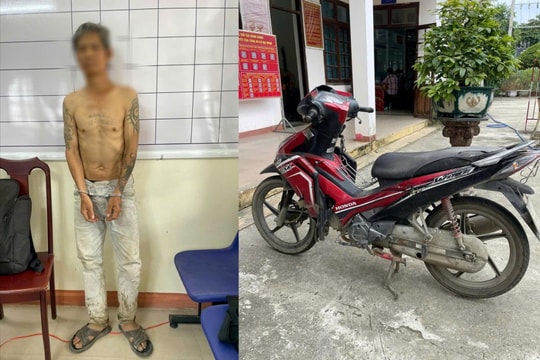 Bắt nhanh đối tượng trộm cắp xe máy