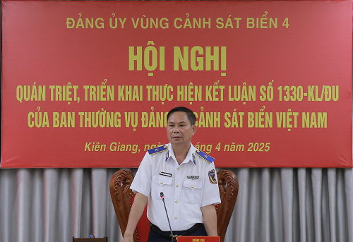 Đảng ủy Vùng Cảnh sát biển 4: Nâng cao hiệu quả đấu tranh chống vi phạm IUU