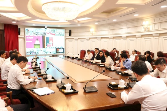 Đảng ủy TANDTC tham gia tập huấn sử dụng Hệ thống giám sát, đánh giá việc triển khai thực hiện Nghị quyết số 57-NQ/TW