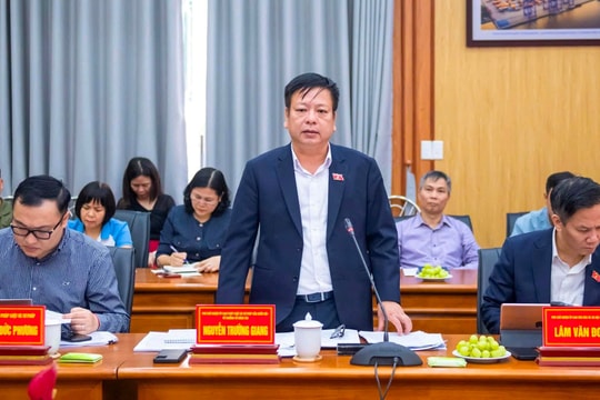 Đoàn giám sát của Ủy ban Thường vụ Quốc hội làm việc tại Hải Phòng