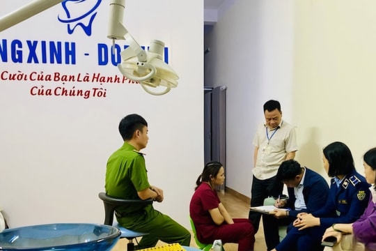 Đình chỉ hoạt động cơ sở Nha khoa Răng xinh Doremi 18 tháng