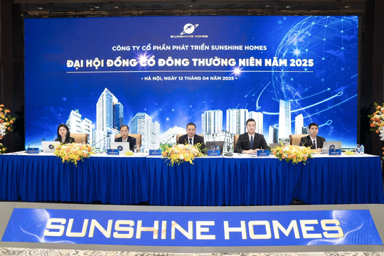 ĐHCĐ Sunshine Homes 2025: Thành công hợp nhất vào Sunshine Group – hướng tới vị thế tập đoàn bất động sản hàng đầu Việt Nam