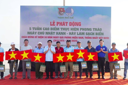 Phát động phong trào Ngày Chủ nhật xanh – Hãy làm sạch biển