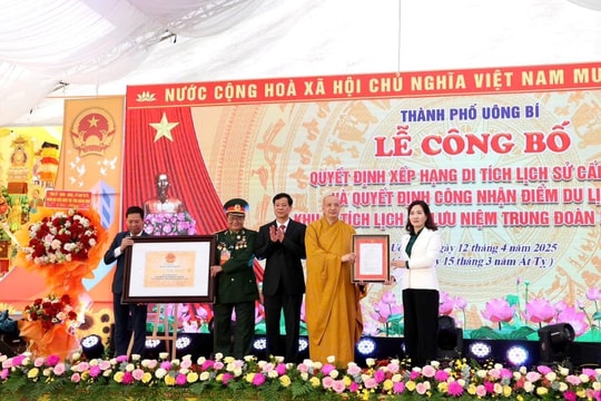 Khu di tích lịch sử lưu niệm Trung đoàn 5 Yên Tử là Di tích lịch sử cấp tỉnh