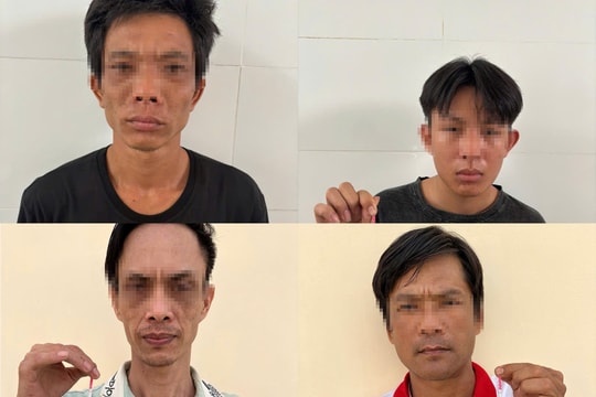 Bắt quả tang nhóm đối tượng tụ tập sử dụng ma túy đá