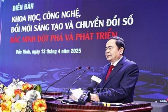 Chủ tịch Quốc hội: Bắc Ninh phát triển hạ tầng số và nền tảng số đồng bộ, hiện đại