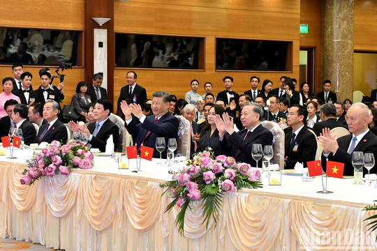 Tiệc chiêu đãi chào mừng Tổng Bí thư, Chủ tịch Trung Quốc Tập Cận Bình