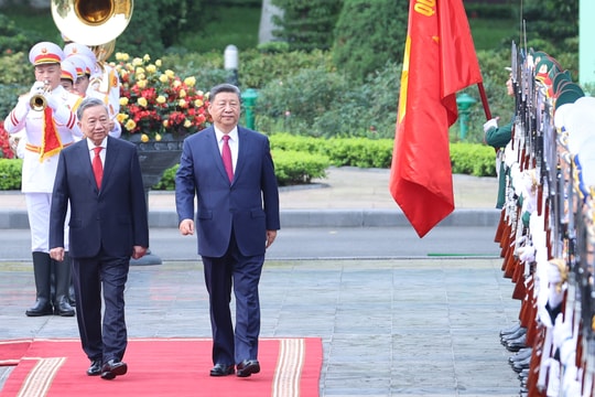 Lễ đón chính thức Tổng Bí thư, Chủ tịch nước Trung Quốc Tập Cận Bình