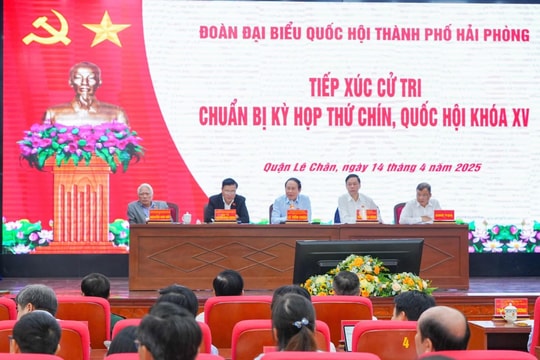 Cử tri Hải Phòng kiến nghị nhiều nội dung liên quan sắp xếp, sáp nhập đơn vị hành chính