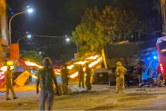 Tai nạn giao thông liên hoàn ở Thanh Hóa, nhiều người bị thương