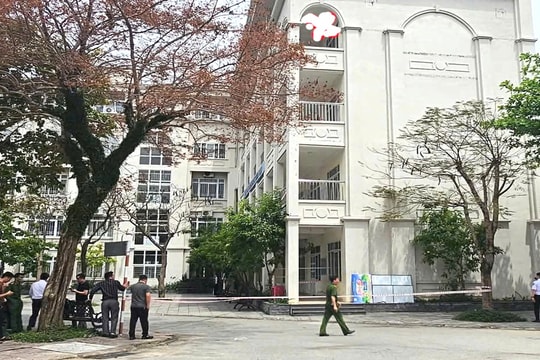 Nữ sinh bị lan can tầng 4 rơi trúng đang được điều trị tích cực