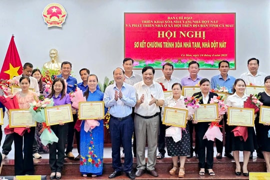 Cà Mau thực hiện hiệu quả chương trình xóa nhà tạm, nhà dột nát